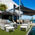 thumbnail image 2 of SalonMore 5PCS Patio Furniture PE Rattan All Weather Cushioned Chairs, 2 of 10