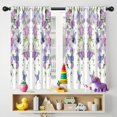 thumbnail image 5 of Blackout Kids Curtains,White Butterfly Flower Pattern Childrens Insulated Curtains Set Of 2,Bedroom Essentials,Toddler Room Decor 42"x54", 5 of 5