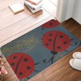 thumbnail image 5 of Balery Ladybug Doormat, Durable Flannel Fabric, Waterproof Stain and Fade Resistant, Low Profile,Indoor Outdoor Door Mats, Easy Clean Patio Entrance Mat, 16x24in, 5 of 9