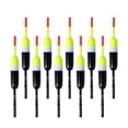 thumbnail image 1 of Lefu 10pcs Balsa Wood Fishing Floats Spring Floats with Round Stick for Fishing, 1 of 7