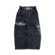 thumbnail image 1 of Pantalones vaqueros unisex estilo hip-hop gótico urbano de talle alto y corte holgado con diseños rasgados y bordados for hombre y mujer, 1 of 3