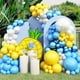 thumbnail image 1 of Kit de arco para globos, 86 unidades, azul, amarillo y blanco, verano tropical, 1 of 2