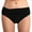 Black, variant on Csndyce Women Mid Waisted Bikini Bottom Retro Ruched Tummy Control Swim Shorts Solid Brief Female