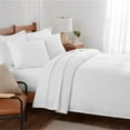 thumbnail image 5 of Host & Home Cotton Basketweave Bed Blanket, Lightweight, Queen Size 90x90, White, 5 of 6
