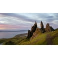 thumbnail image 2 of Simon, Ricky 24x15 Gold Ornate Wood Framed with Double Matting Museum Art Print Titled - Old Man Storr-Scotland, 2 of 4