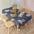 thumbnail image 3 of West Highland White Terrier Rectangle Tablecloth 60"x120",Waterproof Polyester Rectangle Table Cloth, Wipeable Spillproof Polyester Tablecloth for Dining, Camping, Indoor and Outdoor, 3 of 6