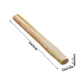 thumbnail image 2 of Hammer Handle Replacement Solid Wooden Handle Square-Head & Octagonal Grip For Sledgehammer And Maul Repair Includes Installation Wedges C, 2 of 3