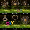 thumbnail image 5 of Tianle Solar Firework Lights, 2 Pack Solar Garden Lights 200 LEDs 8 Lighting Modes Solar Lights Outdoor Waterproof for Garden Path Yard Patio Walkway Pathway Party Wedding Decorative (Warm White), 5 of 8