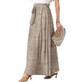 thumbnail image 6 of Cueply Long Skirts for Women Summer Maxi Skirt Elastic High Waist Tie Fashion Beach Dress with Pockets, 6 of 6