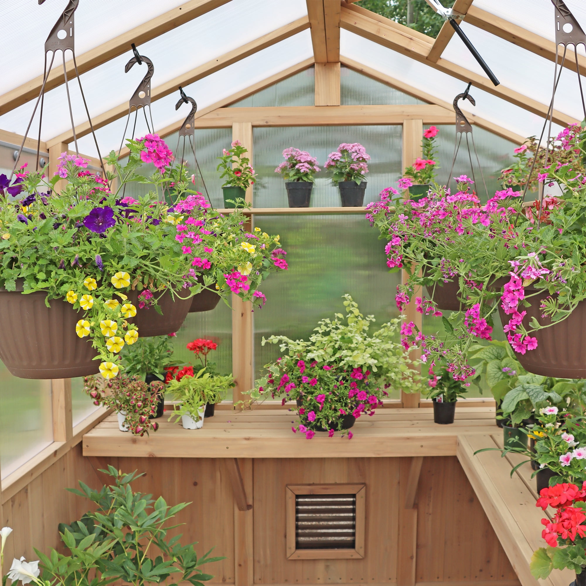 Yardistry 6.7' x 7.8' Meridian  Greenhouse
