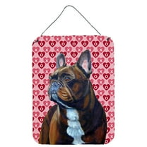 Carolines Treasures LH9160DS1216 French Bulldog Hearts Love and Valentines Day Portrait Wall or Door Hanging Prints