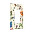 thumbnail image 2 of Flowers Butterflies Print Light Switch Cover Decorative 1 Gang Single Rocker Switch Plate Covers Botanical Insects Wall Plates for Light Plates Switch Covers for Room Home Decor, 2 of 7