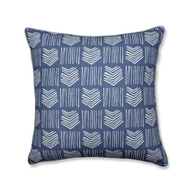 Pillow Perfect 623542 Intérieur Whythe Harbor 25 in. Étage Oreiller - Bleu