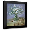 thumbnail image 1 of Rogozina, Svetlana 19x24 Black Modern Framed Museum Art Print Titled - Still Life with Daisies, 1 of 5