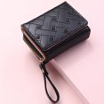 thumbnail image 3 of TureClos Women Trifold Wallet Cute Luxury Female Multi-slots Wallets Portable Leather Coin Change Money Purse Gifts Card Holder Black, 3 of 8