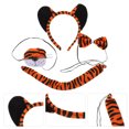 thumbnail image 4 of FELTECHELECTR juego de adorables suministros para disfraz de tigre, encantador disfraz de tigre para niños, accesorios decorativos para cosplay de tigre., 4 of 7