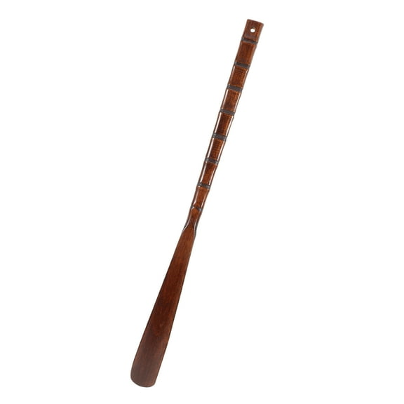 HOMEMAXS Wooden Shoe Horn Senior Shoe Horn Travel Shoehorn Long Handle Shoe Horn for Boots