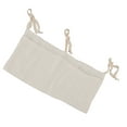 thumbnail image 4 of Bolsa Colgante De Almacenamiento Para Cama De Bebé, Organizador De Algodón Puro De 2 Bolsillos Con Correa Ajustable Para Cuna, Portabebés Y Organización De Guardería, 4 of 7