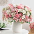 thumbnail image 1 of Fiudx Ofertas Flash Del Día Simulación De Flores Artificiales, 24 Ramos De Rosas Artificiales, Flores Artificiales Para Exteriores, Decoraciones De Macetas Colgantes Para Interiores Y Exteriores, 1 of 5