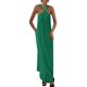 thumbnail image 1 of Vestido de verano PRETTYGARDEN 2025 casual largo sin mangas verde oscuro, 1 of 8