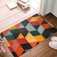 thumbnail image 4 of Yiaed Geometric Cube Pattern Art Print Flannel Doormat Mat Outdoor Indoor Door Mats,Welcome Matt Outdoor Front Door Mat Doormat Outdoor Mat Outdoor Mat,16"x24", 4 of 7
