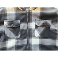 thumbnail image 4 of 1826 Men's Sherpa-Lined Flannel Hoodie Jacket - Warm Zip-Up Layer for Cold Weather - Classic Fleece Plaid Pattern - Perfect for Hiking, Camping, & Everyday Winter Wear, 4 of 5