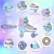 thumbnail image 3 of Patines infantiles para niñas y niños, morados para niños pequeños de 4, 5, 6, 7 años, ruedas ajustables con todas las luces, deportes interiores y exteriores, regalo de cumpleaños para hijo y nieto, 3 of 7