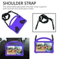 thumbnail image 3 of Samsung Galaxy Tab A 8.0 inch 2019 Case with Shoulder Strap, EVA Foam Lightweight Shockproof Handle Kickstand Protective Shell Cover For Galaxy Tab A 8.0 SM-T290 T295 2019 Release,Purple, 3 of 7