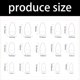 thumbnail image 3 of 24 Pcs Almond Shape Press On Nail French Tip Acrylic False Nail Glossy Artificial Nail Stars Stick on Nail for Party, 3 of 4