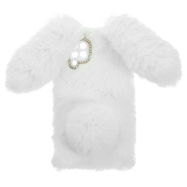 KAKOWELY Funda de teléfono de conejo de peluche, encantadora y suave, compatible con A42 5G
