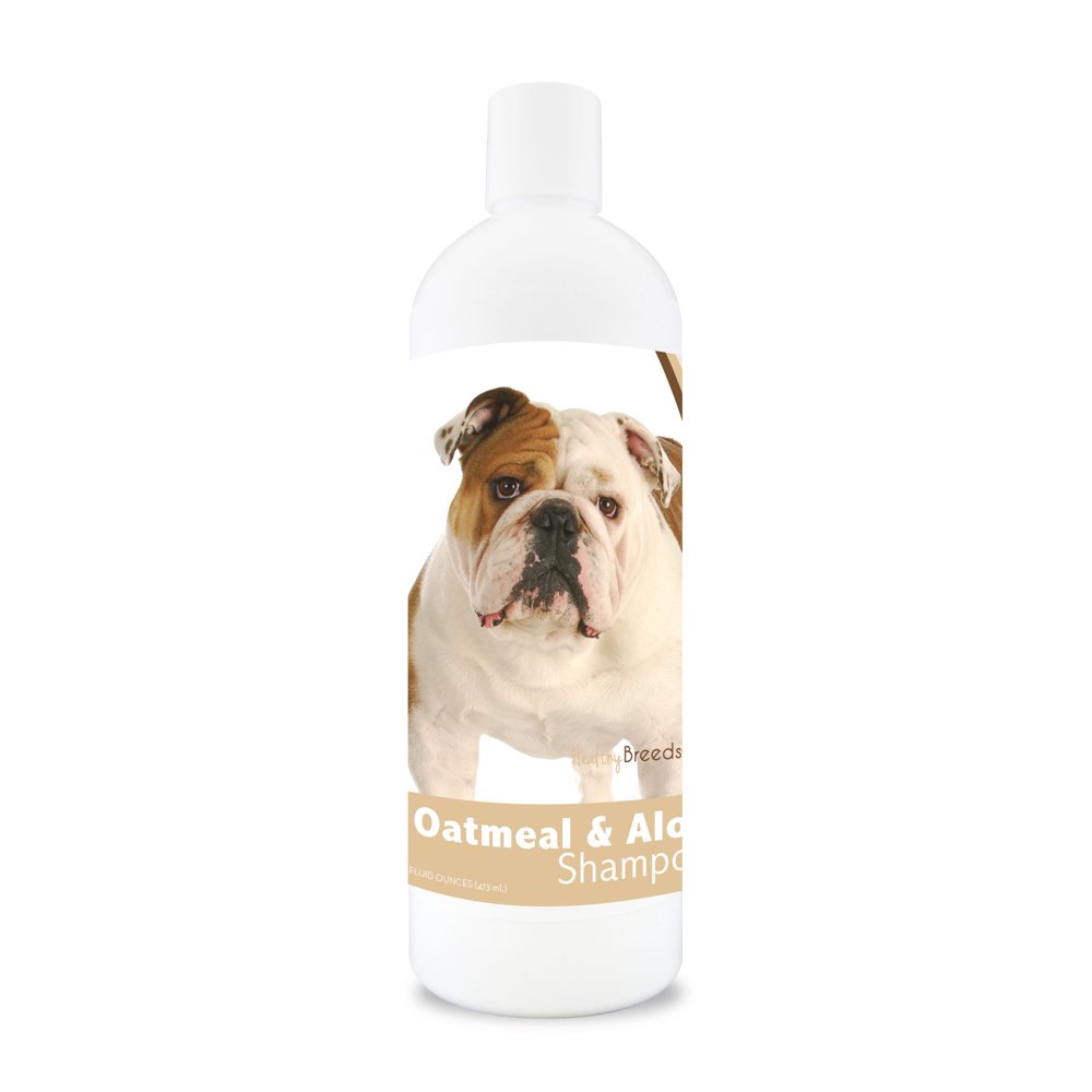 Healthy Breeds Bulldog Oatmeal Dog Shampoo with Aloe 16 oz