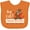 Orange, variant on Inktastic My 1st Thanksgiving Cute Turkey Boys or Girls Baby Bib