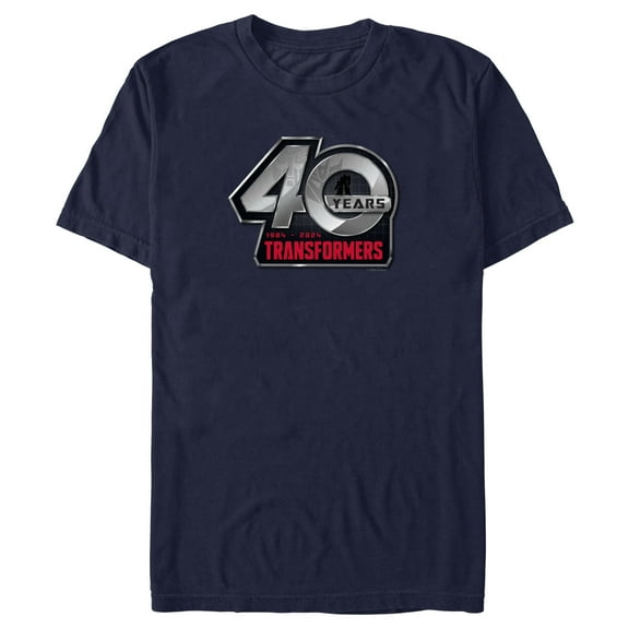 Men's Transformers 40 Years Logo Graphic T-Shirt