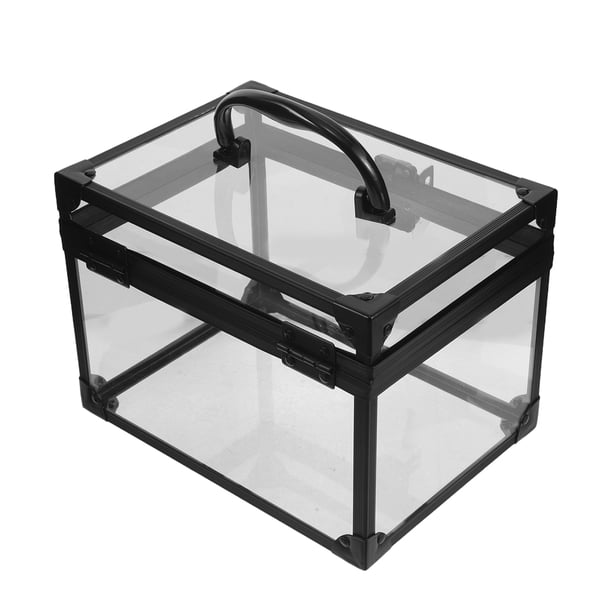 BEADCEST Caja Transparente Para Almacenamiento De Cds Y Vinilos Con Protección Rígida Para Disco Y Organizador Compacto