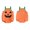 Orange, variant on Baby Sweetie Toddler Baby Boy Girl Halloween Outfit Sleeveless Pumpkin Print Romper Bodysuit Pumpkin Clothes