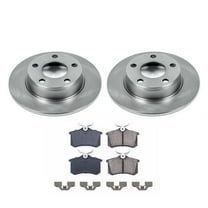 Ultimate Brakes Rear Ceramic Brake Pad and Rotor Kit with Hardware WM80348