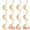 Gold, variant on Unique Bargains Utility Hooks 12Pcs Metal Durable Wall Hooks for Kitchen Silver