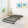 thumbnail image 3 of Lutown-Teen 7 inch Twin XL Bed Frames Heavy Duty Sturdy Metal Platform Bed Frame No Box Spring Needed, Noise Free, Easy Assembly, Black, 3 of 4