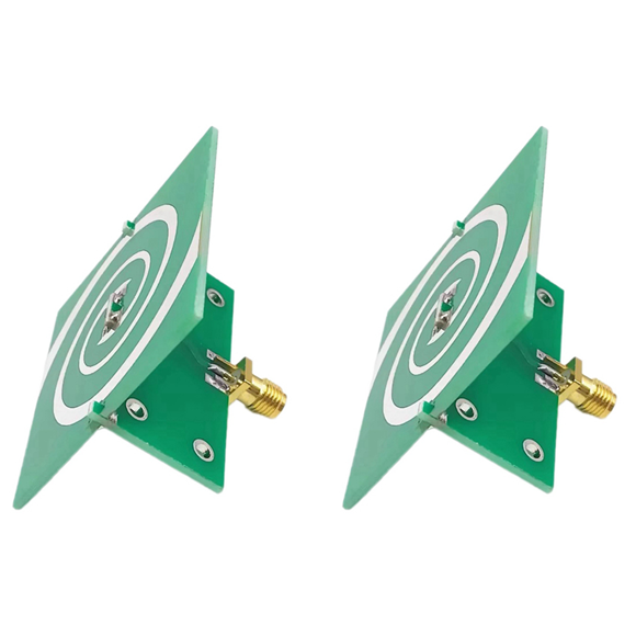 2X 2.4GHz - 5.8GHz UWB Polarisation Circulaire Antenne Spirale Antenne Hélicoïdale LSométrique