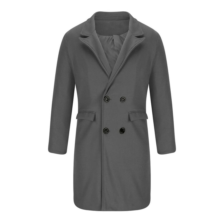 50% OFF Deals JSGEK Men's Trench Jacket Loose Vintage Button 50% OFF Deals JSGEK Men's Trench Jacket Loose Vintage Button