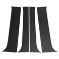 thumbnail image 1 of Pegatina Antirrayaduras para el Recubrimiento del Pilar de la Ventana de la Puerta Unique Bargains para Nissan Frontier 2005-2020 Fibra de Carbono Negra Frontal Izquierda Derecha, 1 of 6