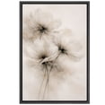 thumbnail image 6 of Framed Canvas Print Watercolor Flower Wall Art Minimalist Modern Decorative for Living Room Bedroom - 24"x36" BLACK, 6 of 8