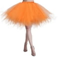 thumbnail image 4 of Skirts for Women Carnival Dance Party Holiday Party Tutu Ballet Casual Comfortable Womens Skirt Yellow M, 4 of 4