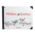 thumbnail image 1 of Darling Souvenir Love Birds Wedding Guestbook, White, 9 x 12 Inches, 1 of 5