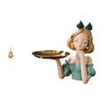 thumbnail image 1 of Escultura de tortuga marina,Estatua de calabaza de latón de 7 cm para escritorio,adorno Feng Shui,Bandeja para llaves,Figura de niña de resina,estatua,bandeja para guardar caramelos y, 1 of 8