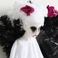 thumbnail image 5 of Halloween Wreaths for Front Door, Gothic Halloween Decorations, Scary Skeleton Ghost Wreath for Front Door, Wall, Closet, Fence, Party Home Decor, 5 of 5