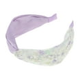 thumbnail image 4 of Unique Bargains 1 Pc Cute Mesh Cross Headband Headbands for Women Purple, 4 of 5