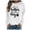 White, variant on ICHUANYI Womens Stylish Casual Crewneck Sweatshirt Long Sleeve Letter Print Shirt Soft Lightweight Loose Top Fall Winter Clothing 2023