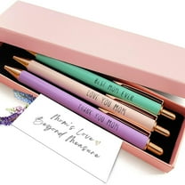 WXLCISI Pastel Pens, Graduation Gifts, Religious Gifts for Women, Bible No Bleed Through Cool Fancy Pens for Women, Nurse Journaling Cute Pretty Chic Nice Pen Set