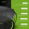 thumbnail image 4 of JumpFlex HERO 10' Trampoline Outdoor Activity Set with SMARTSHADE Canopy Cover, 4 of 10